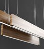 Rimini Brown Wood LED Ceiling Lights