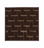 Brown Geometric Microfiber 24X16 Inches Anti-Skid Door Mat