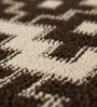 Brown Abstract Microfiber 24X16 Inches Anti-Skid Door Mat