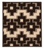 Brown Abstract Microfiber 24X16 Inches Anti-Skid Door Mat
