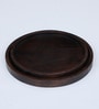 Brown Mahogany Wood (Set of 2) Serving Tray
