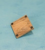 Brown Mango Wood (Set of 4) Resin Coasters
