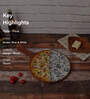 Brown Mango wood 10 Inch Appetizer Platters