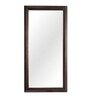 Brown Mango Wood Rectangle Manor Wall Mirror