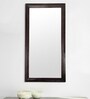 Brown Mango Wood Rectangle Manor Wall Mirror