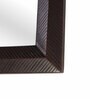Brown Mango Wood Rectangle Manor Wall Mirror