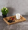 Brown Mango Wood Rectangular Serving Tray