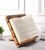 Brown Mango Wood Rustic Laptop & Book Stand