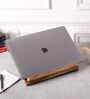 Brown Mango Wood Rustic Laptop & Book Stand
