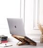 Brown Mango Wood Rustic Laptop & Book Stand