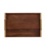 Brown Mango Wood Rectangular Serving Tray