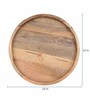 Mango Wood Round Serving Tray