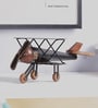 Brown Mdf & Mango Wood Aeroplane Miniature