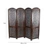 Solid Wood Room Divider in Brown Colour