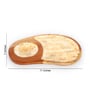 Brown Mdf 7 Inch Appetizer Platters