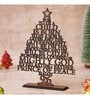 Brown MDF Christmas Tree Showpiece