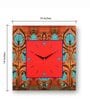 Brown Pinewood & MDF Traditional Wall Clock
