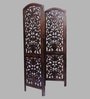 Engineered Wood Gafieira Room Divider In Brown Colour