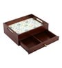Brown Mdf Ember 2 Compartments Cutlery Holder