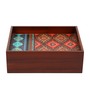 Brown Mdf Kylie 2 Compartments Cutlery Holder