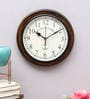 Brown Mdf Vintage Wall Clock (1 Piece)