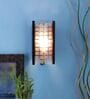 Droplet Brown MDF Flush Mount Wall Light