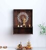 Brown MDF Wall Mounted Temple Without Door