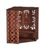 Brown MDF Wall Mounted Temple Without Door