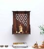 Brown MDF Wall Mounted Temple Without Door
