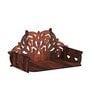 Brown MDF Wall Mounted Pooja Shelf