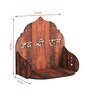 Brown MDF Wall Mounted Pooja Shelf