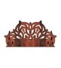 Brown MDF Wall Mounted Pooja Shelf