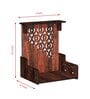 Brown MDF Wall Mounted Temple Without Door