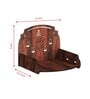 Brown MDF Wall Mounted Pooja Shelf