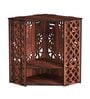 Brown MDF Wall Mounted Temple Without Door