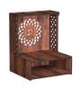 Brown MDF Wall Mounted Temple Without Door