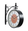 Brown Metal Baroque Platform Clock