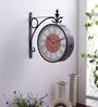 Brown Metal Baroque Platform Clock