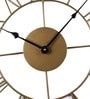 Brown Metal Vintage Novelty Wall Clock