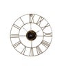 Brown Metal Vintage Novelty Wall Clock