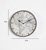 Brown Metal Attractive Modern Wall Clock