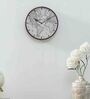 Brown Metal Attractive Modern Wall Clock
