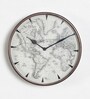 Brown Metal Attractive Modern Wall Clock