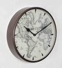 Brown Metal Attractive Modern Wall Clock