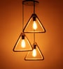 Berg Brown Natural Fiber Cluster Hanging Light