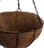 Brown Metal Hanging Basket For Indoor Or Outdoor Plant