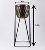 Brown Metal Planter