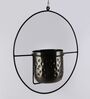Brown Metal Hanging Planter