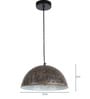 Brown Metal Single Hanging Lights