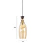 Alps Brown Metal Hanging Light